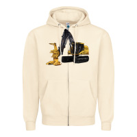 Sandshell Feller Buncher Zipper Hoodie - LillyAllenDesigns