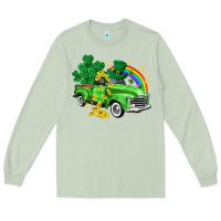 Matcha western truck St. Patrick's Day Long Sleeve Tee - HowdyJamesFarm
