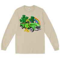 Mushroom western truck St. Patrick's Day Long Sleeve Tee - HowdyJamesFarm