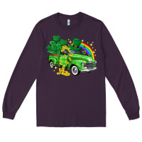 Plum western truck St. Patrick's Day Long Sleeve Tee - HowdyJamesFarm