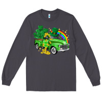 Smoke western truck St. Patrick's Day Long Sleeve Tee - HowdyJamesFarm