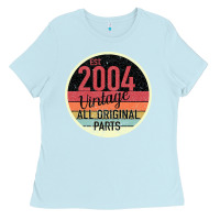 Baby Blue 15th Birthday gift Vintage 2004 Ladies Tee - Bettercallsaul