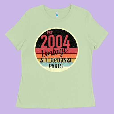 15th Birthday Gift Vintage 2004 Ladies Tee Designed By Bettercallsaul