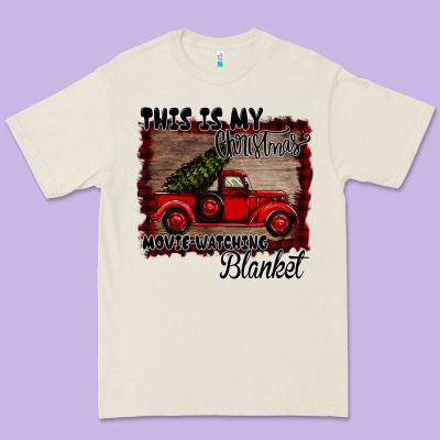 Christmas Movie Watching Blanket Premium Tee Designed By Bettercallsaul