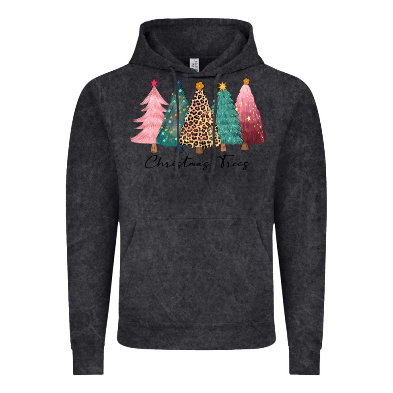 Christmas Trees Vintage Hoodie by CowGirlArtShop | Teevron