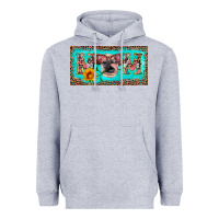 Heather Grey mom heifer license plate Heavyweight Hoodie - Artiststas