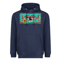 Navy mom heifer license plate Heavyweight Hoodie - Artiststas
