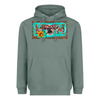 Sage mom heifer license plate Heavyweight Hoodie - Artiststas