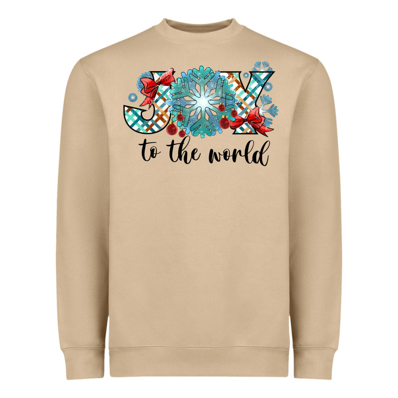 Joy To The World Heavyweight Sweatshirt by CowhideDigitalArt | Teevron