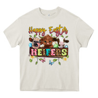 Cream happy easter heifers Heavy Core Tee - Artiststas