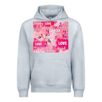 Heather Grey breast cancer awareness pink Urban Hoodie - AdoDesignShop