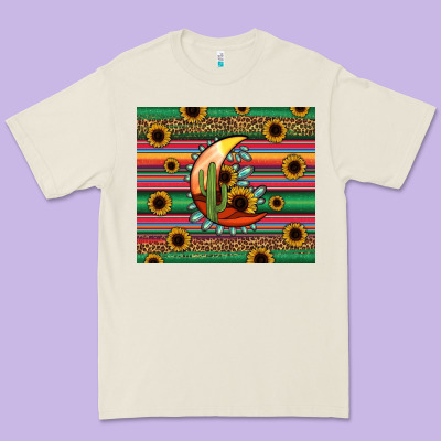 Western Desert Moon Premium Tee Designed By Jasminsmagicworld