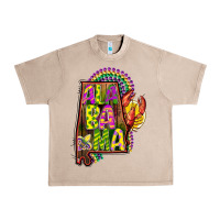 French Oak mardi gras alabama map Urban Heavy Tee - CowGirlArtShop