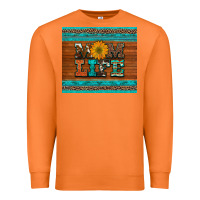 Carrot mom life leopard cowhide turquoise aztec Premium Sweatshirt - Artiststas