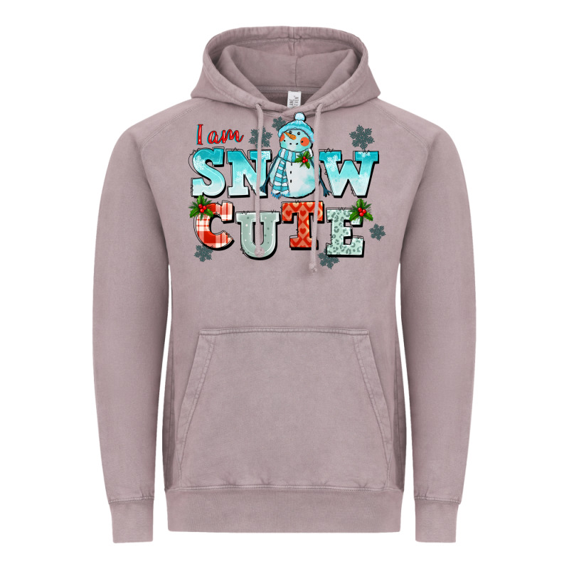 I Am Snow Cute Vintage Hoodie by CowGirlArtShop | Teevron