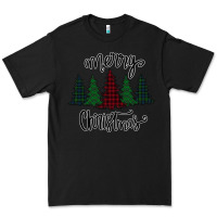 Black Merry Christmas Trees Premium Tee - Bettercallsaul