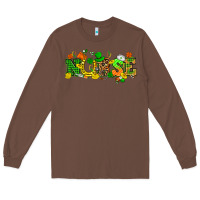 Chestnut St. Patricks day nurse Long Sleeve Tee - HowdyJamesFarm