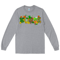 Heather Grey St. Patricks day nurse Long Sleeve Tee - HowdyJamesFarm