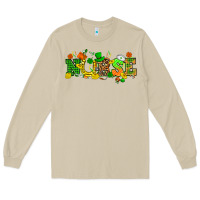 Mushroom St. Patricks day nurse Long Sleeve Tee - HowdyJamesFarm