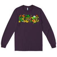 Plum St. Patricks day nurse Long Sleeve Tee - HowdyJamesFarm