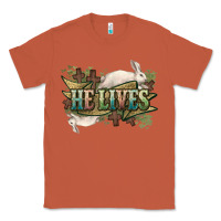 Copper He lives Easter Classic Tee - NancyCooperArtShop