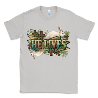 Moon Dust He lives Easter Classic Tee - NancyCooperArtShop
