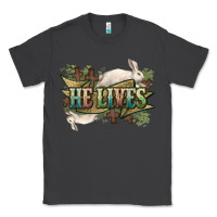 Smoke He lives Easter Classic Tee - NancyCooperArtShop