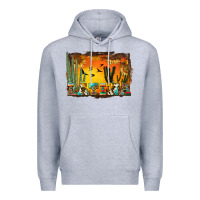 Heather Grey western latina Premium Hoodie - BundleAndBundleShop