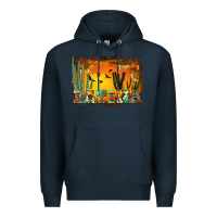 Navy western latina Premium Hoodie - BundleAndBundleShop