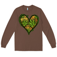 Chestnut pineapple heart Long Sleeve Tee - Jasminsmagicworld