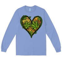 Colony Blue pineapple heart Long Sleeve Tee - Jasminsmagicworld