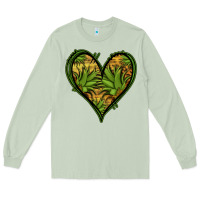 Matcha pineapple heart Long Sleeve Tee - Jasminsmagicworld