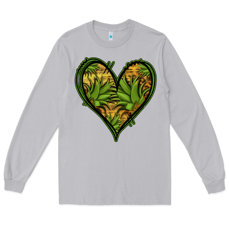 Pineapple Heart Long Sleeve Tee by Jasminsmagicworld | Teevron