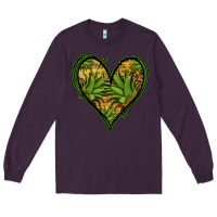 Plum pineapple heart Long Sleeve Tee - Jasminsmagicworld