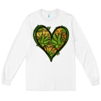 White pineapple heart Long Sleeve Tee - Jasminsmagicworld