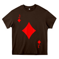 Chocolate Brown jack of diamond deck of cards halloween costume t shirt Heavy Core Tee - trangStudio