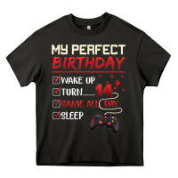 14 Year Old Gamer Gift Boy Teen 14th Perfect Birthday Gaming Heavy Core Tee | Teevron