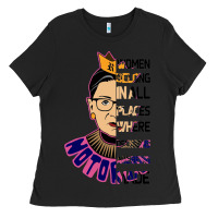 Rbg Ruth Bader Ginsburg Women Belong In All Places Ladies Tee | Teevron