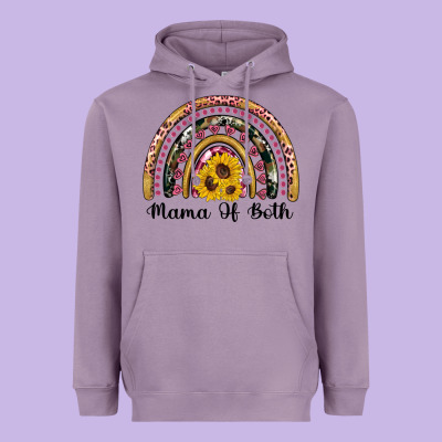 Mama Of Both Rainbow Heavyweight Hoodie Designed By Artiststas