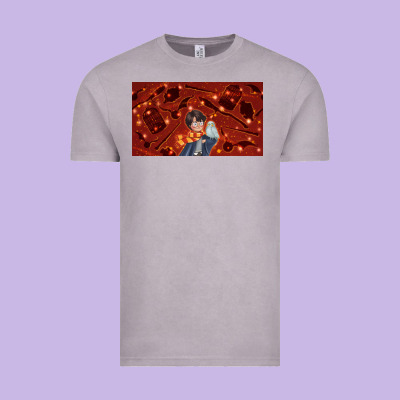 Wizard Boy And Owl Vintage Tee Designed By Tumblerdesignbyshophia