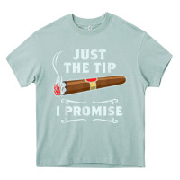 Arona Just The Tip Cigar Smoker Gift Funny Cigar Smoking Heavy Core Tee - trangStudio