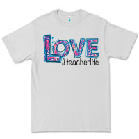 Dove Grey love teacher life Premium Tee - Bettercallsaul