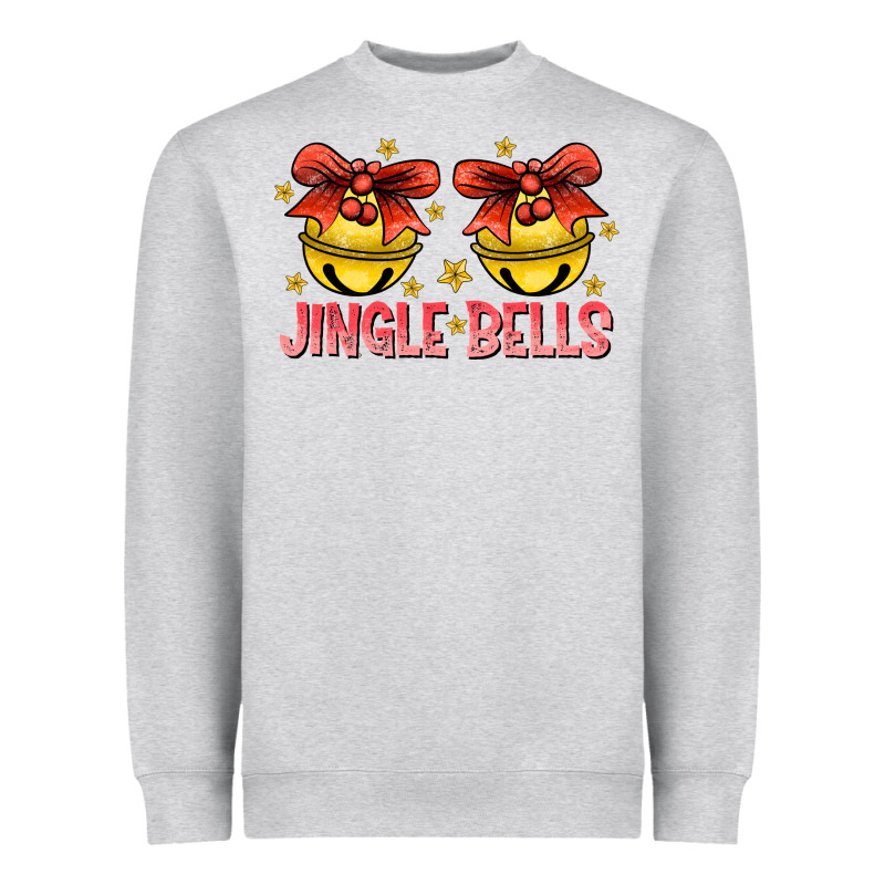 Jingle Bells Heavyweight Sweatshirt by CowhideDigitalArt | Teevron
