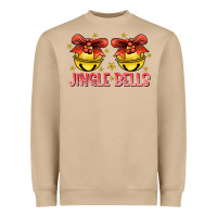 Mushroom Jingle Bells Heavyweight Sweatshirt - CowhideDigitalArt
