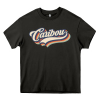 I Love Caribou City Usa Retro Vintage Heavy Core Tee | Teevron
