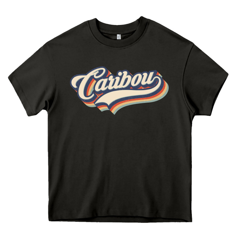 I Love Caribou City Usa Retro Vintage Heavy Core Tee by trangStudio | Teevron