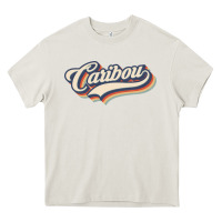 Cream I Love Caribou City Usa Retro Vintage Heavy Core Tee - trangStudio