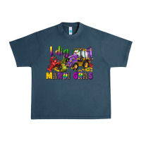 Midnight Navy i dig mardi gras Urban Heavy Tee - CowGirlArtShop