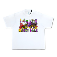 White i dig mardi gras Urban Heavy Tee - CowGirlArtShop
