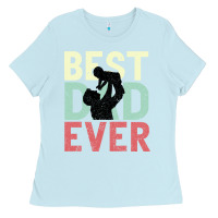 Baby Blue Best Dad Ever Ladies Tee - Bettercallsaul